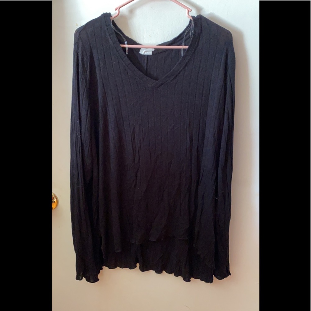 Ribbed long sleeve